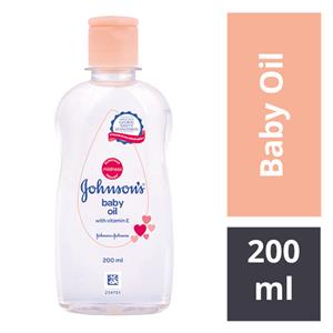 Johnsons Baby Oil With Vitamin E 200ml 